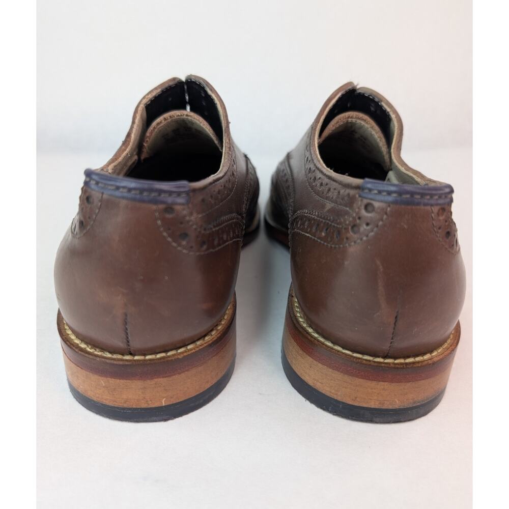 Clarks Craftmaster Oliver Brown Leather Brogue Oxfords 15775 Mens Shoes 7.5 - Picture 6 of 14